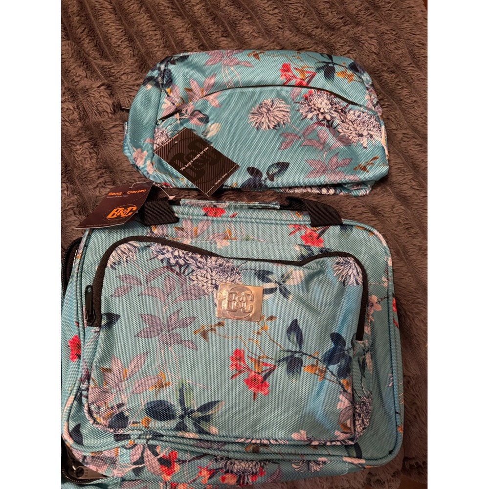 Floral travel bathroom bags